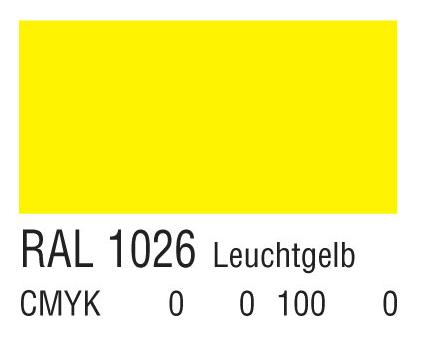 RAL 1026亮黃色