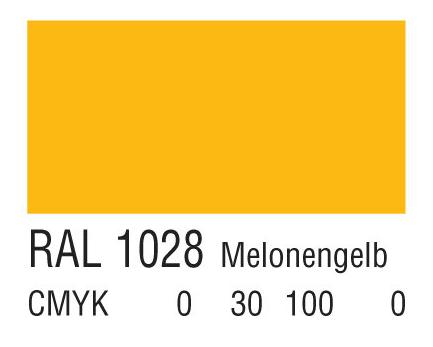 RAL 1028淺橙黃
