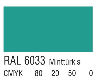 RAL 6033薄荷绿蓝色