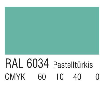 RAL 6034崧藍綠松石色